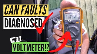 Finding CAN Bus Faults With Multimeter  CAN Bus Diagnostics  Mechanic Mindset [upl. by Windy456]