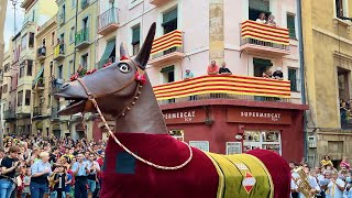 El Convit del 700 La MULASSA de Valls 38a Mostra Folklore Viu Tarragona Festes de Santa Tecla 2022 [upl. by Kaden]