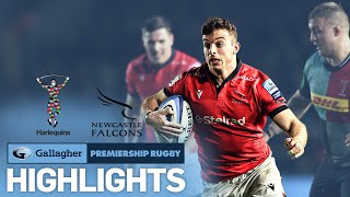 Harlequins v Newcastle  HIGHLIGHTS  Fast Start at the Stoop  Gallagher Premiership 202122 [upl. by Benge]