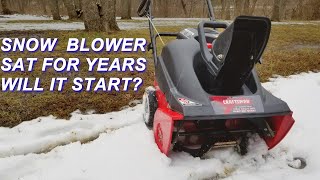 Craftsman snow blower wont start [upl. by Ecilayram]