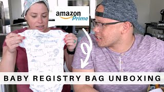 Amazon Baby Registry Welcome Box  Amazon Registry Review and Unboxing [upl. by Consuela]