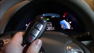 Key Fob Battery Change Plus Secret Spare Key 2011 Nissan Leaf Key Keyless Start [upl. by Aicinat]