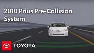 2010 Prius HowTo PreCollision System PCS  Toyota [upl. by Ahsyekat784]