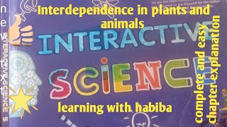 class5 icsce boardchapter explanationInterdependence in 🌴plants and🦣 animal living and non living [upl. by Eessej]