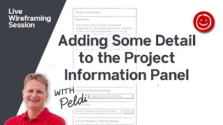 Adding Some Detail to the Project Information Panel  Wireframing with Balsamiq [upl. by Romaine108]