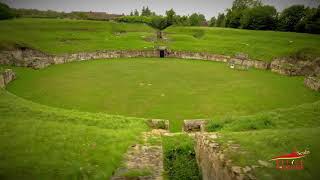 Les Arènes galloromaines de Senlis vues par drone [upl. by Ecirad]