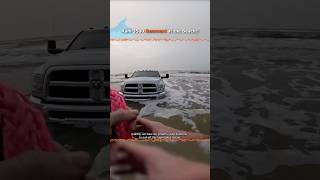 Expert Saves RAM 3500 from Disaster at Beach 🌊😬 by Two Jeep Rubicons [upl. by Ming631]