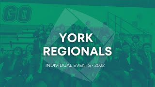 Awards Ceremony 1  Ontario DECA York Regionals 2022 [upl. by Nonek]