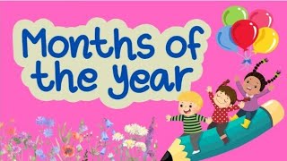 Months of the Year Song  12 Months of the Year  Kids Songs songs for kids  wizkids [upl. by Ecinahs]