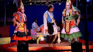 Yakshagana Krishnaleele Kamsa Vadhe 7Padya Kannadikatte krishna Permude Balarama Prakash Madivala Ba [upl. by Neztnaj921]