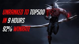 I did an unranked to top500 in the last week of the season [upl. by Mutua]