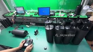 10 km UAV optical fiber control reel [upl. by Hamford]