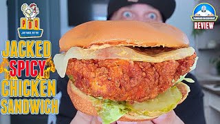 PDQ® Jacked Spicy Chicken Sandwich Review 🧀🌶️🐔🥪  theendorsement [upl. by Anaele34]