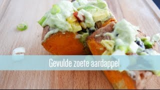 Side dish  gevulde zoete aardappel  Madame Brûlée [upl. by Arimahs50]