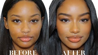 EASYBEGINNER EVERYDAYMAKEUP ONLY USING DRUGSTORE PRODUCTS  A quotYOU BUT BETTERquot MAKEUP TUTORIAL [upl. by Tisman]