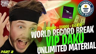 610000 UC  MATERIALS CRATE OPENING  WORLD RECORD BREAK  VIP DAKU [upl. by Trakas]