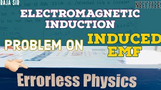 Induced EMF Problem Electromagnetic Induction Errorless physics Raja sir problem solving Tamil [upl. by Sperling]