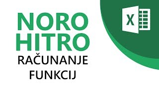 NORO HITRO računanje funkcij  Microsoft Excel  Samodejni izračuni [upl. by Aroved]