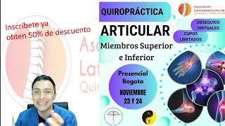 CURSO QUIROPRACTICA ARTICULAR [upl. by Laws]