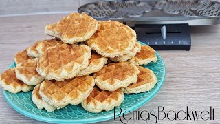 Aus Waffeleisen super schnelle Waffelkekse WAHNSINNIG Einfach amp Lecker [upl. by Philomena]