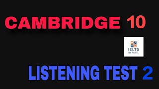 CAMBRIDGE 10 LISTENING TEST 2 WITH ANSWERS ll TRANSPORT SURVEY [upl. by Aman]