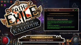 Gear Grinding Goals Challenge  Path of Exile Settlers of Kalguur EP39  POE 325 pathofexile [upl. by Sugden]