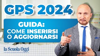 Graduatorie GPS 20242026 Guida a come inserirsi o aggiornarsi [upl. by Traci614]