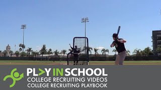 Dylan Hoffman Left Handed hitting  TB SoCal  Filmed June 2020  wwwPlayInSchoolcom [upl. by Philbert]