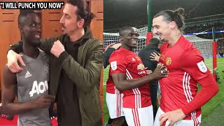 Eric bailly and Zlatan ibrahimovic funny moment compilation MANCHESTER UNITED [upl. by Raimund]