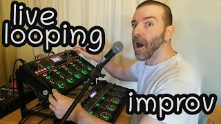 Live Looping amp Chill 😊 Wednesday hangout  improvised beats  only vocals  20240703 [upl. by Lymann]