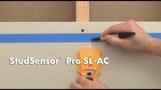 How to Use a Zircon StudSensor Pro SLAC Stud Finder to Find Wall Studs [upl. by Sharleen]