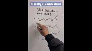 Carbocations stability and conjugation  shortvideo [upl. by Morven323]