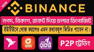 binance p2p dollar deposit । binance trading । Binance dollar deposit [upl. by Mckenzie136]