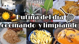 ✅️ RUTINA DEL DÍA DE UNA AMA DE CASA ☀️COCINANDO 🍲 Y LIMPIANDO Mi Terraza SUCIA [upl. by Romito972]