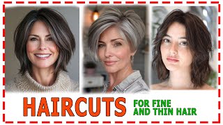 Best HAIRCUTS💕 for Thin Hair 2024 [upl. by Kapeed]