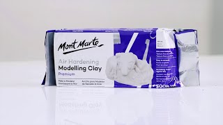 Mont Marte Air Hardening Modelling Clay Premium 500g Product Demo [upl. by Ayaladnot458]