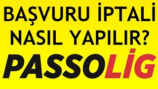 Passolig Başvuru İptali Nasıl Yapılır [upl. by Jelks]