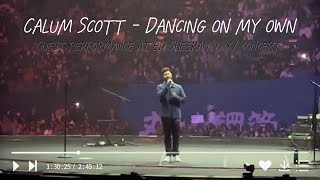 Calum Scott  Dancing On My Own guest performance at Ed Sheeran’s ÷X TOUR 2024 Osaka Bound [upl. by Selin]