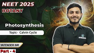 Calvin Cycle  Photosynthesis  BotanyYatender Sir  Horizon Academy [upl. by Yddor]