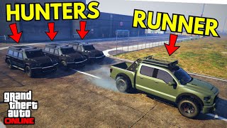 CARCARA vs NIGHSHARK GTA 5 MANHUNT [upl. by Affer652]