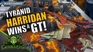 Tyranid HARRIDAN Wins a 40k GT  Warhammer 40k Tyranids Tactics News amp Reviews [upl. by Monreal]