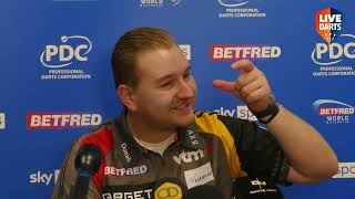 Dimitri van den Bergh on NINEDARTER at the Matchplay “I don’t need to show people how good I am” [upl. by Aurora]