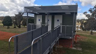 Clivus Multrum Composting Toilet at Bethungra Dam NSW [upl. by Hnilym]