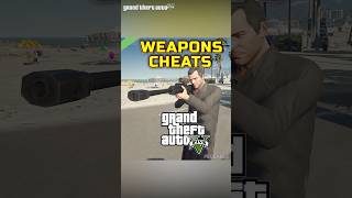 GTA 5  WEAPONS CHEAT CODES [upl. by Sig519]