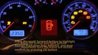 RENAULT MEGANE 1999 03 2002 05 How to reset service light indicator [upl. by Bourque]