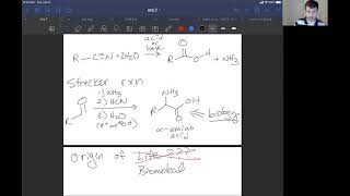 Org 2 Lecture 80 Cyanohydrin Reaction [upl. by Nirb]