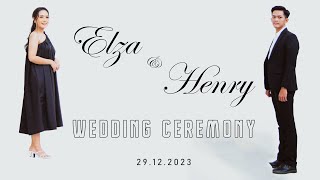 Elza amp Henrys Wedding  29122023 [upl. by Glassco678]