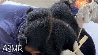 ASMR  Scalp scratching  Dry scalp  Product buildup removal [upl. by Sly980]