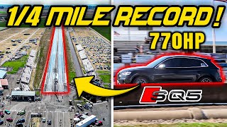 Smashing the 14 mile World Record in a BUDGET Supercar Killer [upl. by Seagraves486]