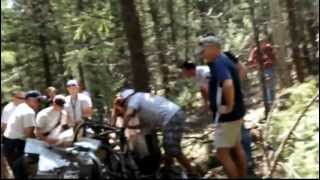 Paul Dallenbach Pikes Peak International Hill Climb 2012 crash [upl. by Enirehtac]